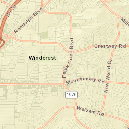 Windcrest Street Map