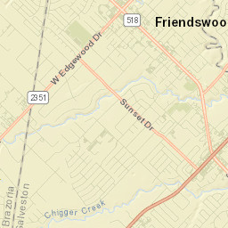 Friendswood Street Map