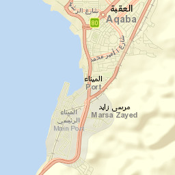 Aqaba Street Map