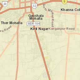 Sirsa Street Map