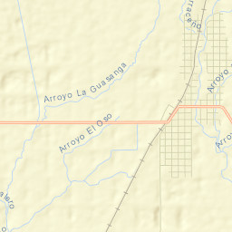 Las Varas (Estación Babícora) Street Map