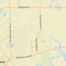 Dickinson Street Map