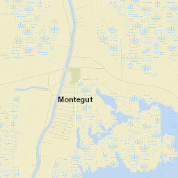 Montegut Street Map