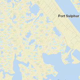 Port Sulphur Street Map