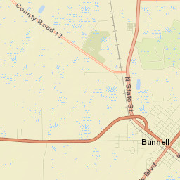 Flagler County Street Map