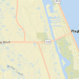 Flagler Beach Street Map