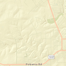 405-599 North Rolling View, San Antonio, TX Street Map