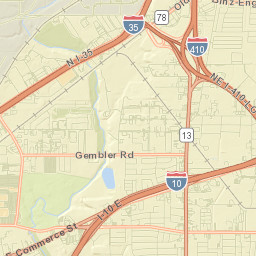 3323-3363 E Commerce St, San Antonio, TX 78220, USA Street Map