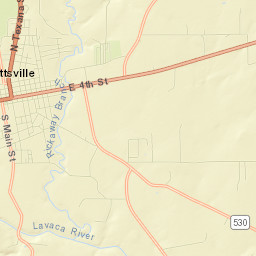 Hallettsville Street Map