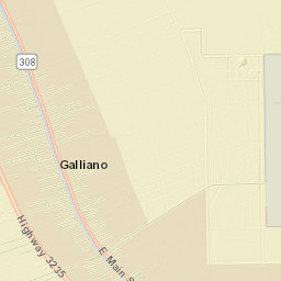 Galliano Street Map