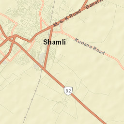 Shamli Street Map
