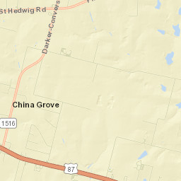 China Grove Street Map