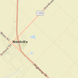 Needville Street Map