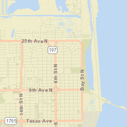 Texas City Street Map