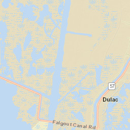 Dulac Street Map