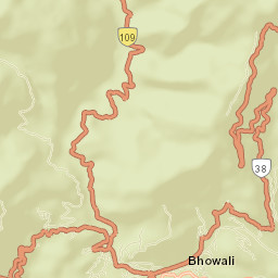 Bhowali Street Map