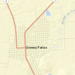 Gómez Farías Street Map