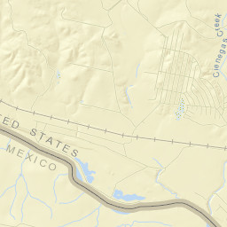 Cienegas Terrace Street Map