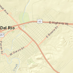 Del Rio Street Map