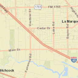 La Marque Street Map