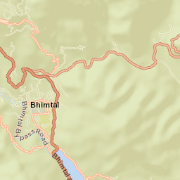 Bhimtal Street Map