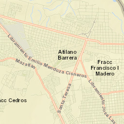 Ciudad Acuña Street Map