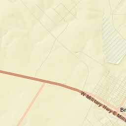 Brackettville Street Map