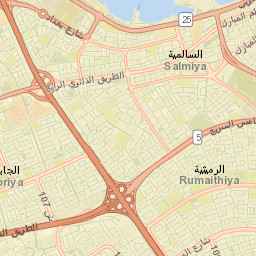 As Sālimīyah Street Map