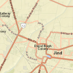 Jind Street Map