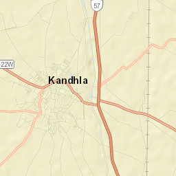 Kandhla Street Map