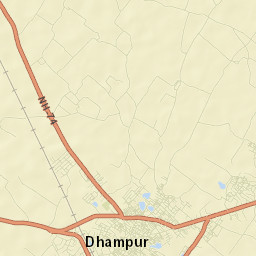 Dhampur Street Map