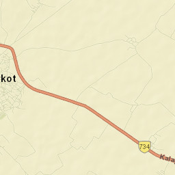 Sherkot Street Map