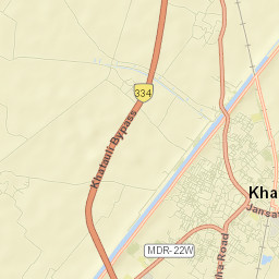 Khatauli Street Map