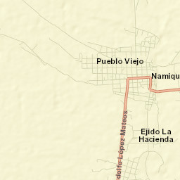 Namiquipa Street Map