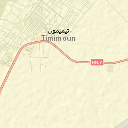 Timimoun Street Map
