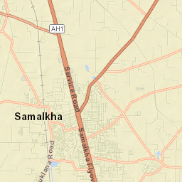 Samalkha Street Map
