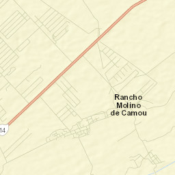 Molino de Camou Street Map