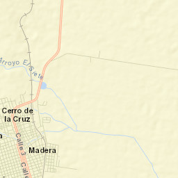 Madera Street Map