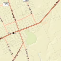 Uvalde Street Map