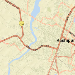 Kashipur Street Map