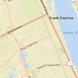 South Daytona Street Map