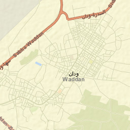 Waddān Street Map