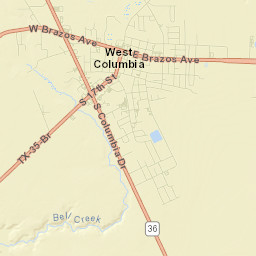 West Columbia Street Map