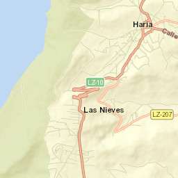 Haría Street Map