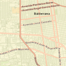 Hermosillo Street Map