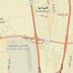 Al Aḩmadī Street Map