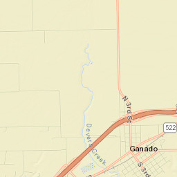 Ganado Street Map