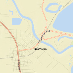 Brazoria Street Map
