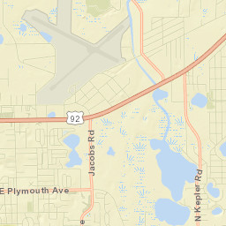 North DeLand Street Map