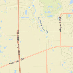 Samsula-Spruce Creek Street Map